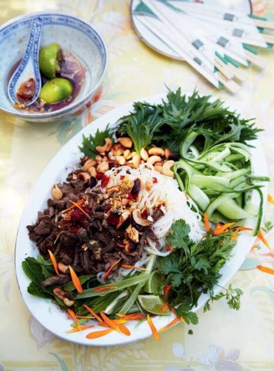 Sommermenu med et asiatisk twist