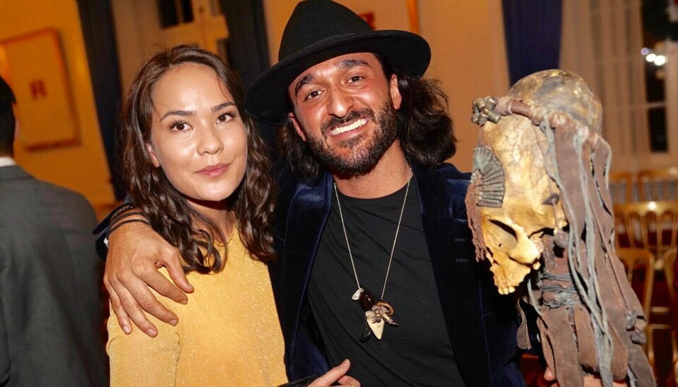 Jamil og kæresten kunne mandag aften fejre 'Robinson'-sejren. (Foto: Janus Nielsen)