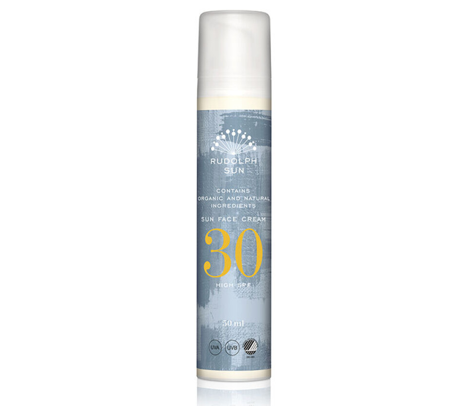 rudolph care sun face cream spf30