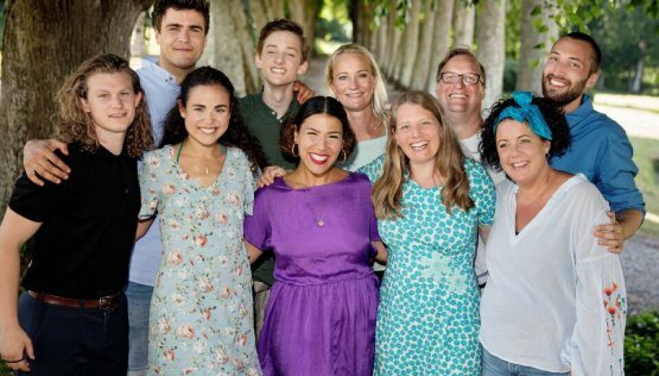 De ni skønne deltagere Jon, Christina, Peter, Albert, Kristoffer, Elissa, Jasmin, Sara, og Marianne måtte alle se sig slået af den unge Emil i 'Bagedysten 2018' (Foto: Agnete Schlichtkrull).