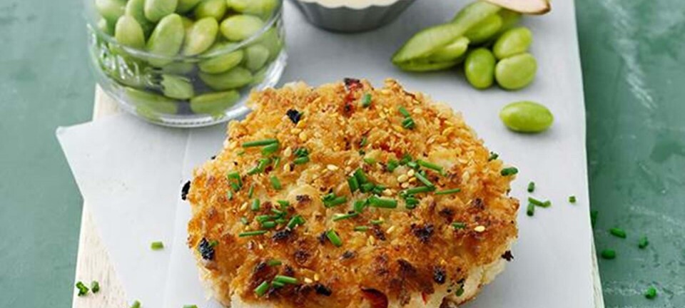 Lakseburger med chili & sesam