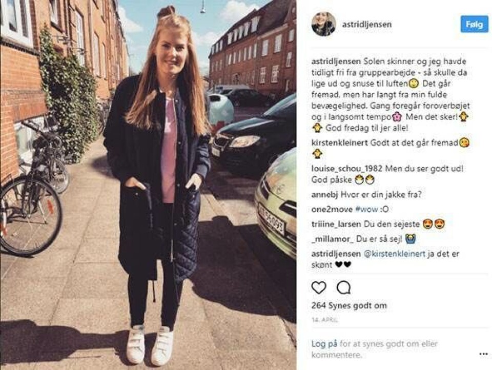 Astrid tabte sig 86 kilo, men fik det sværere med sin krop under tøjet