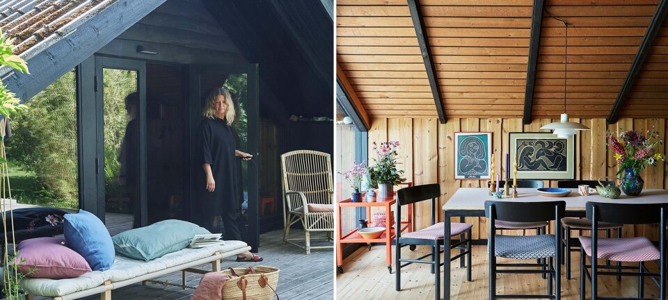 Pernille og Bo har ført deres originale Kalmar-sommerhus ”tilbage” til stilen i 1974