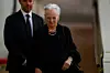 Dronning Elizabeth begravelse Dronning Margrethe.jpg