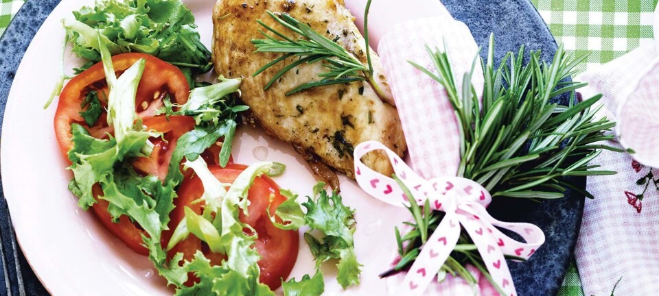 Kyllingeschnitzler med rosmarin