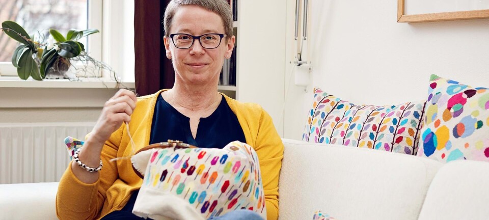 Anne Mette har skabt sin egen broderiteknik: ”Det giver en stor tilfredsstillelse at lave sine egne ting”