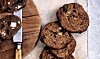 Tredobbelte chokolade-cookies