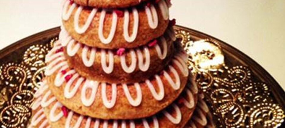 Kransekage med lakrids