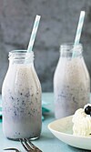 Nem og lækker blåbærmilkshake