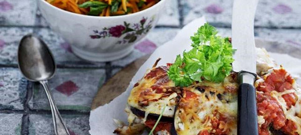 Fiskemoussaka og nem råkost