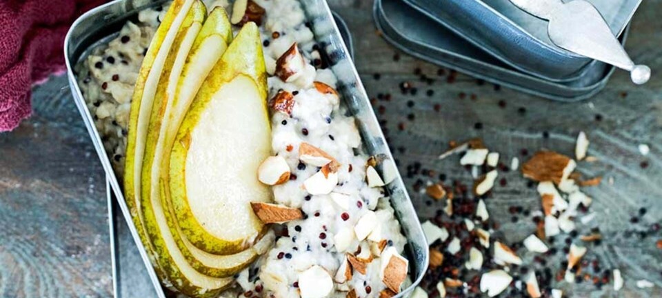 Havregrød med quinoa og mandler