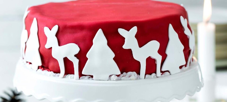 Julens fineste lagkage: Red velvet lagkage