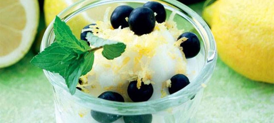 Citronsorbet