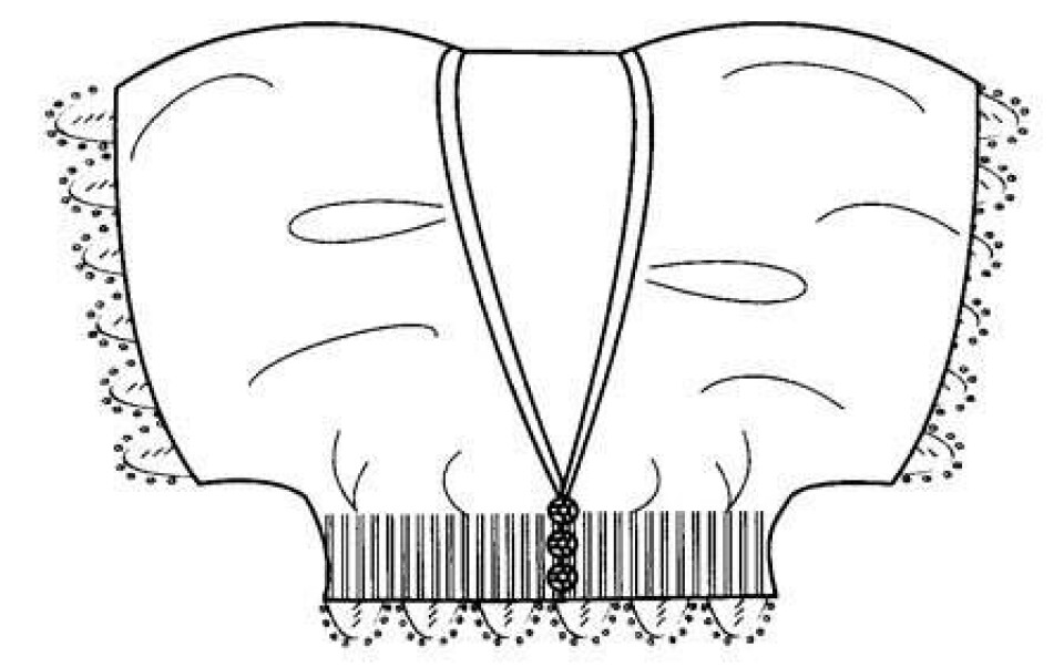 Strikket mohairvest