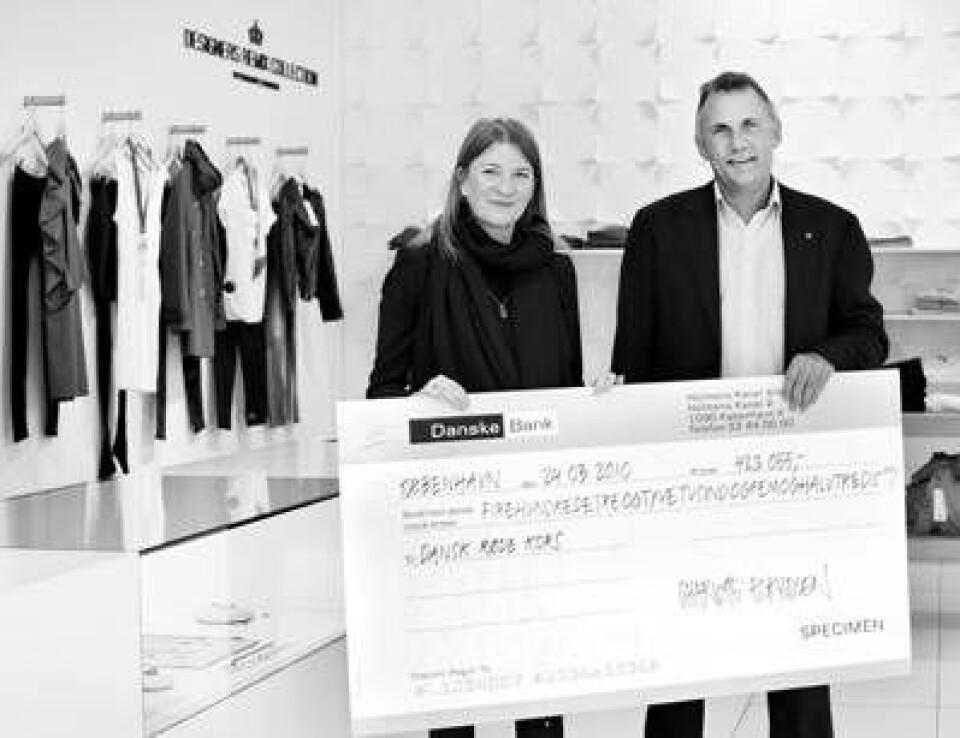 Designers Remix Collection donerer 425.000 kr. til Røde Kors