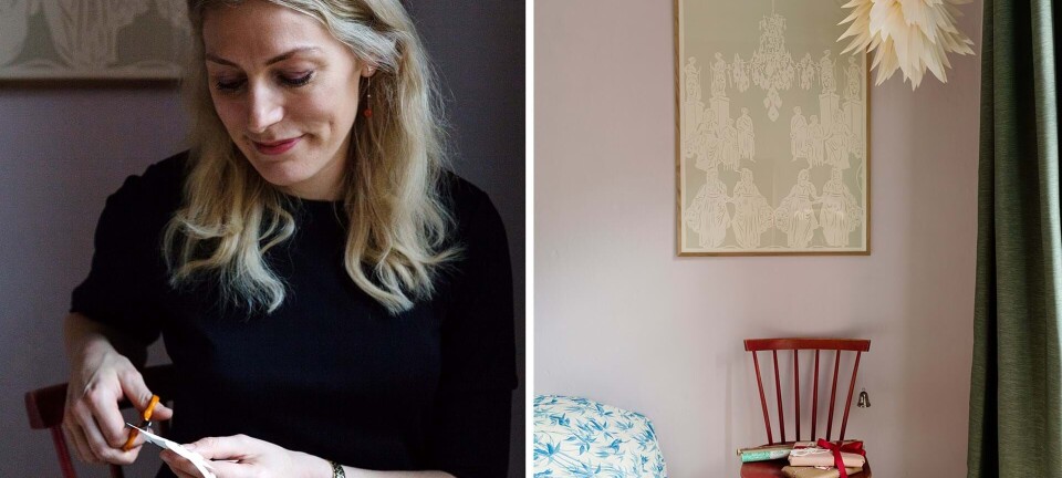 Fine og finurlige papirklip skaber ægte julestemning hos Kristine: Se hendes flotte hjem her