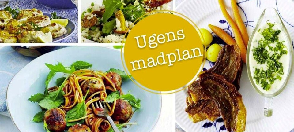 Nem æggekage, stegt flæsk & skøn risotto: Her er ugens madplan til dig