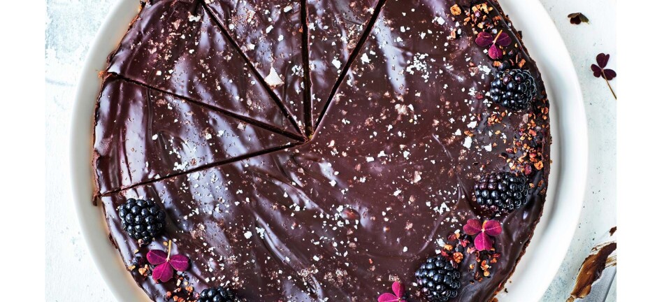 Mazarin med chokoladeganache