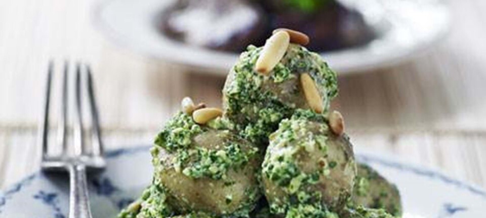 Kartofler med persillepesto