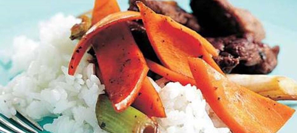 And med østerssauce