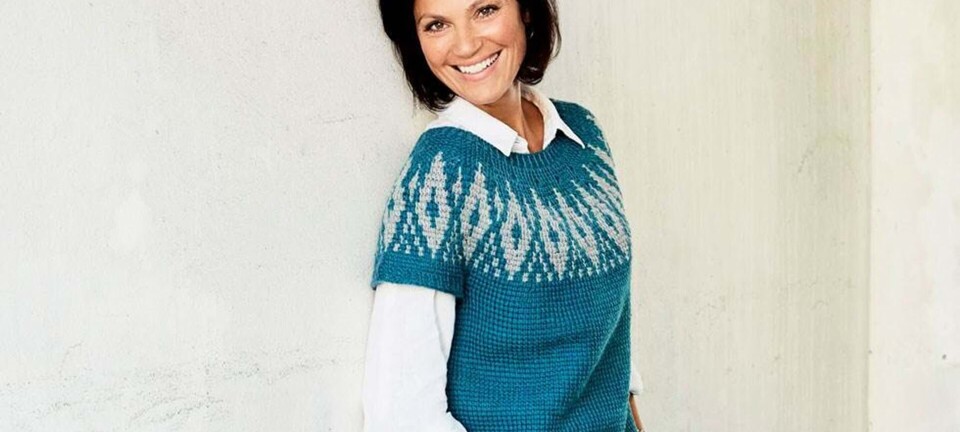 Hækl selv: Bluse med korte ærmer