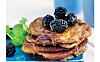 Ricotta pancakes med brombær