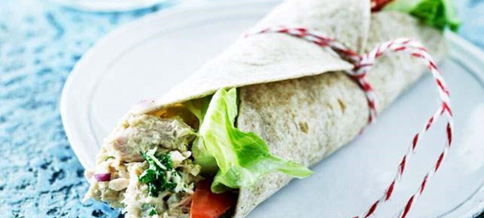 Wrap med indisk tunmousse