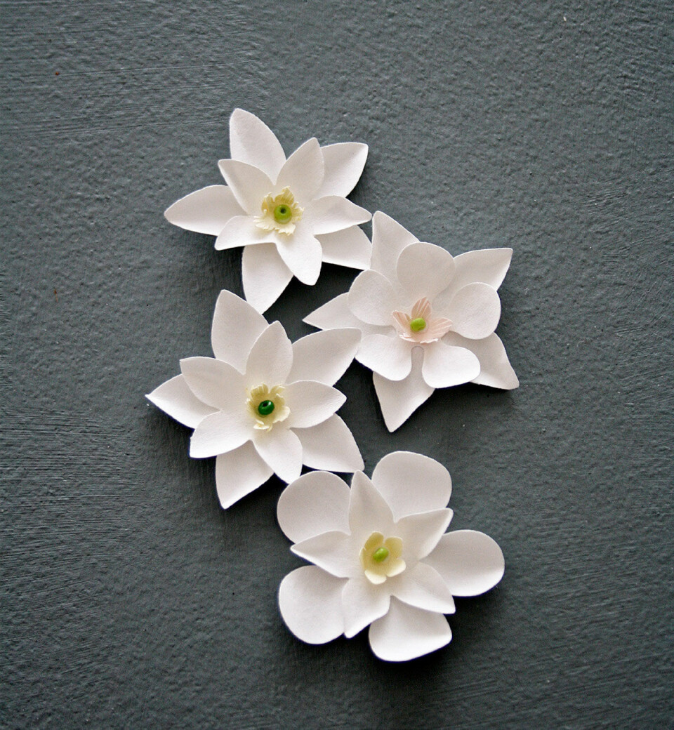 Blomsterkrans i papir