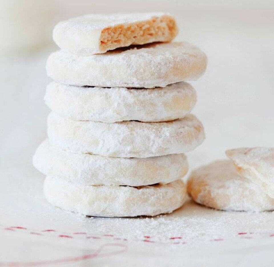 Citron cookies med puddersne