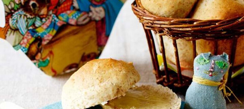 Hurtige morgenboller med fuldkorn