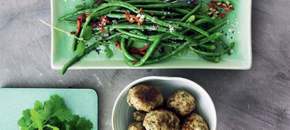 Orientalske frikadeller med snakebeans