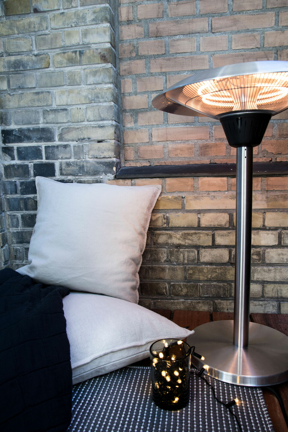 En terrassevarmer er en god varmekilde på altanen.