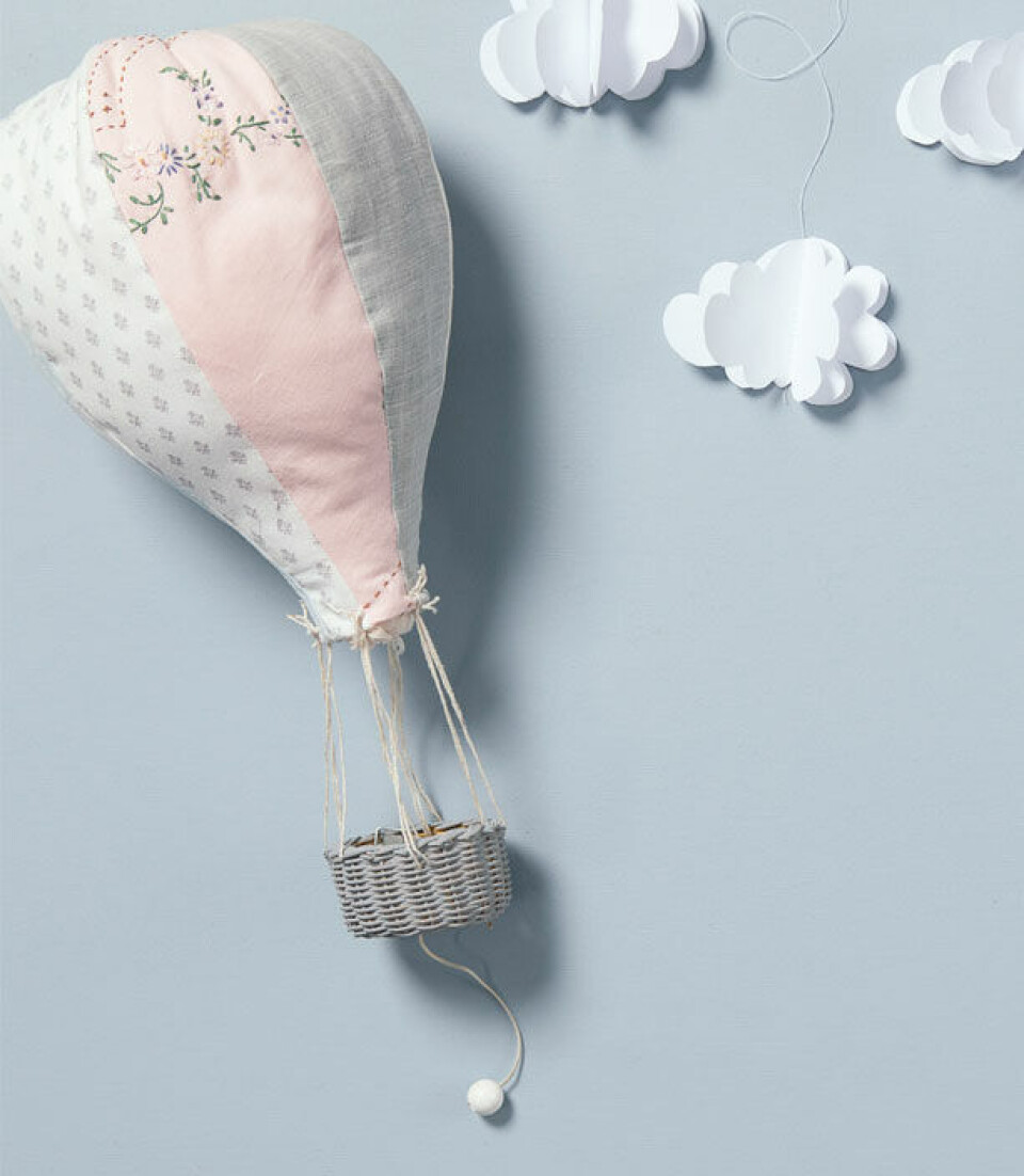 Luftballon til børneværelset