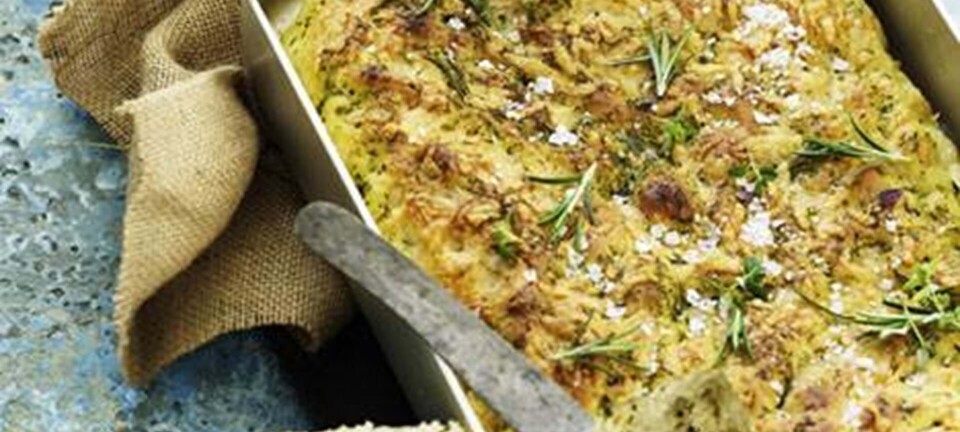 Focaccia med krydderurter