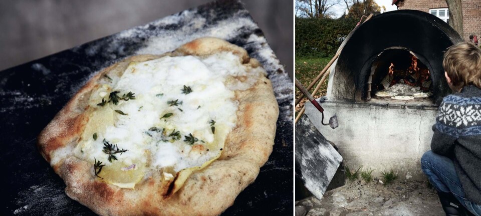 Lækker græskarpizza