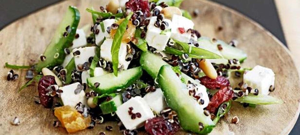 Taboulehsalat med sort quinoa