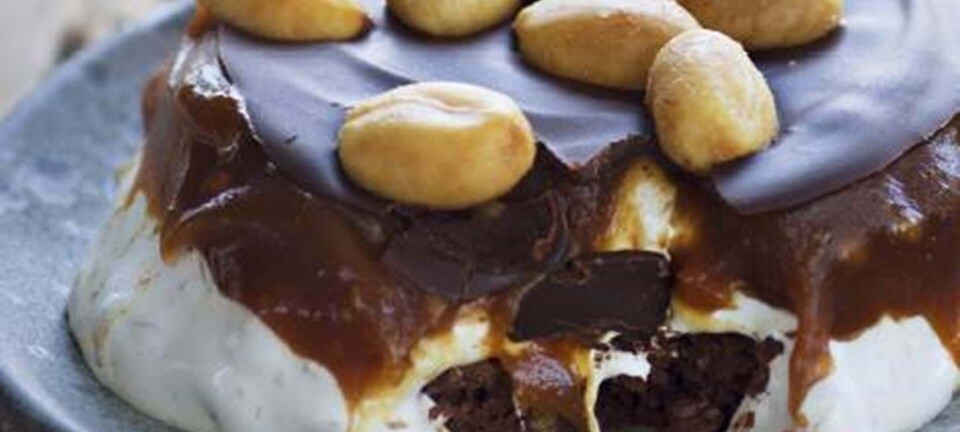 Sådan laver du hjemmelavede Snickers-tærter