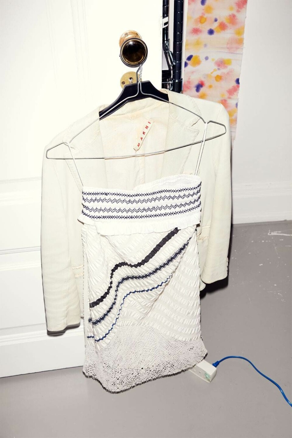 Jakke fra Mariannes favoritmærke Marni og nederdel fra Peter Pilotto.