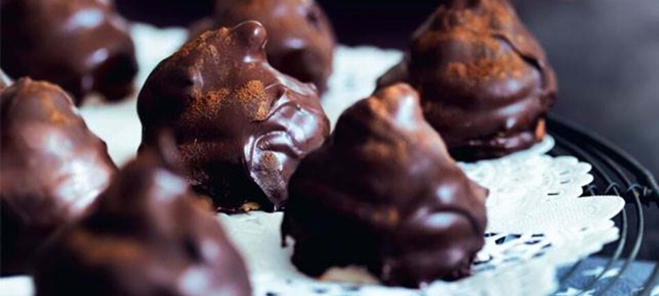 Små flødeboller med lakrids