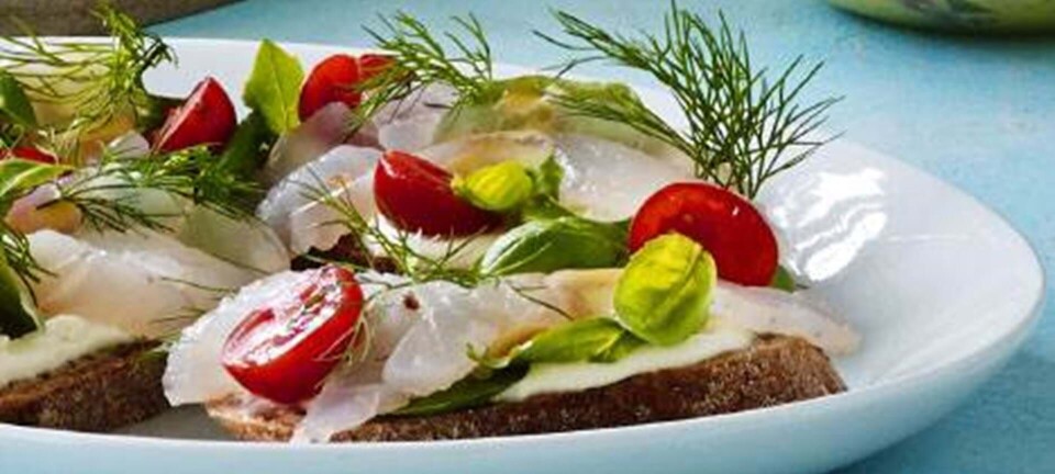 Gravad fisk med sennepsdressing