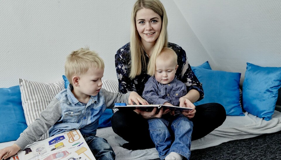 Nanna-Johanne fra 'De unge mødre' (Foto: Discovery Networks Danmark/Krestine Havemann)