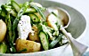 Salat med nye kartofler og grønne asparges