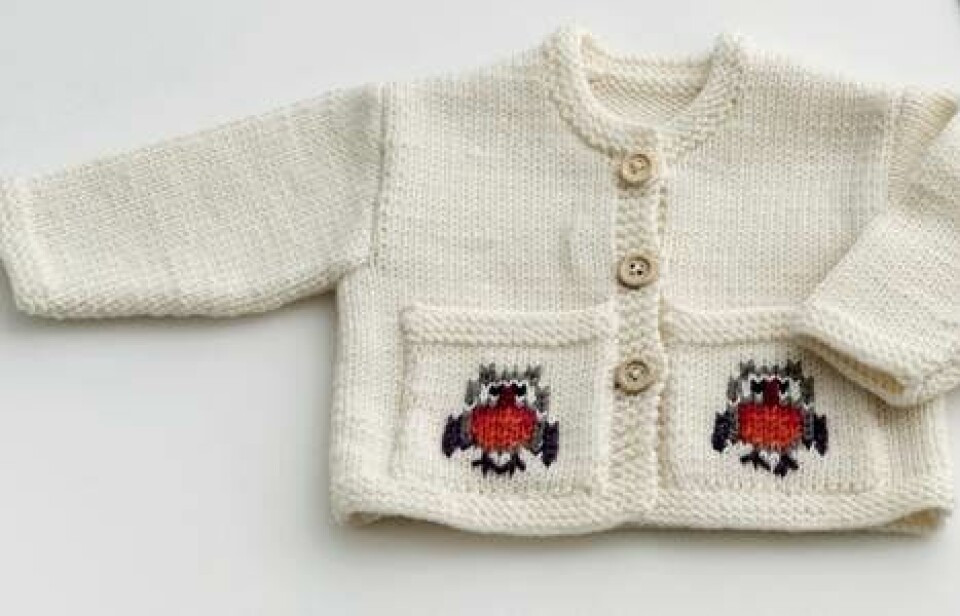 Den kæreste trøje og hue til baby