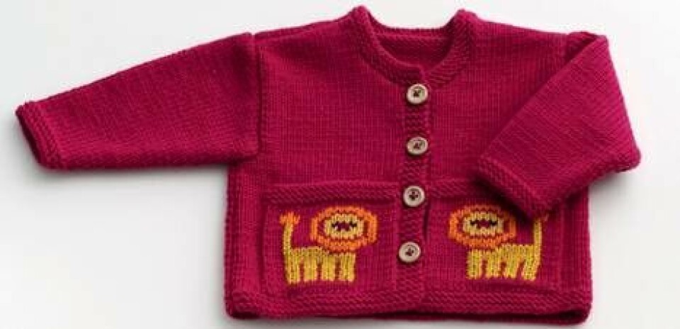 Den kæreste trøje og hue til baby