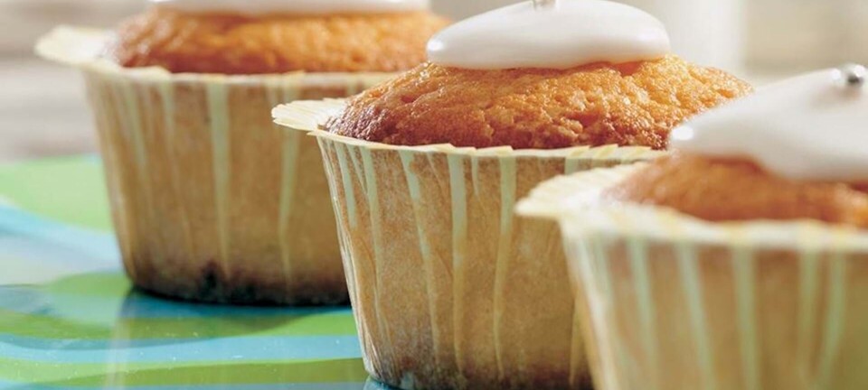 Citronmuffins med glasur