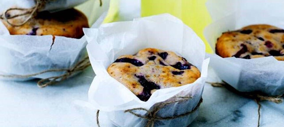 Hurtige solbærmuffins