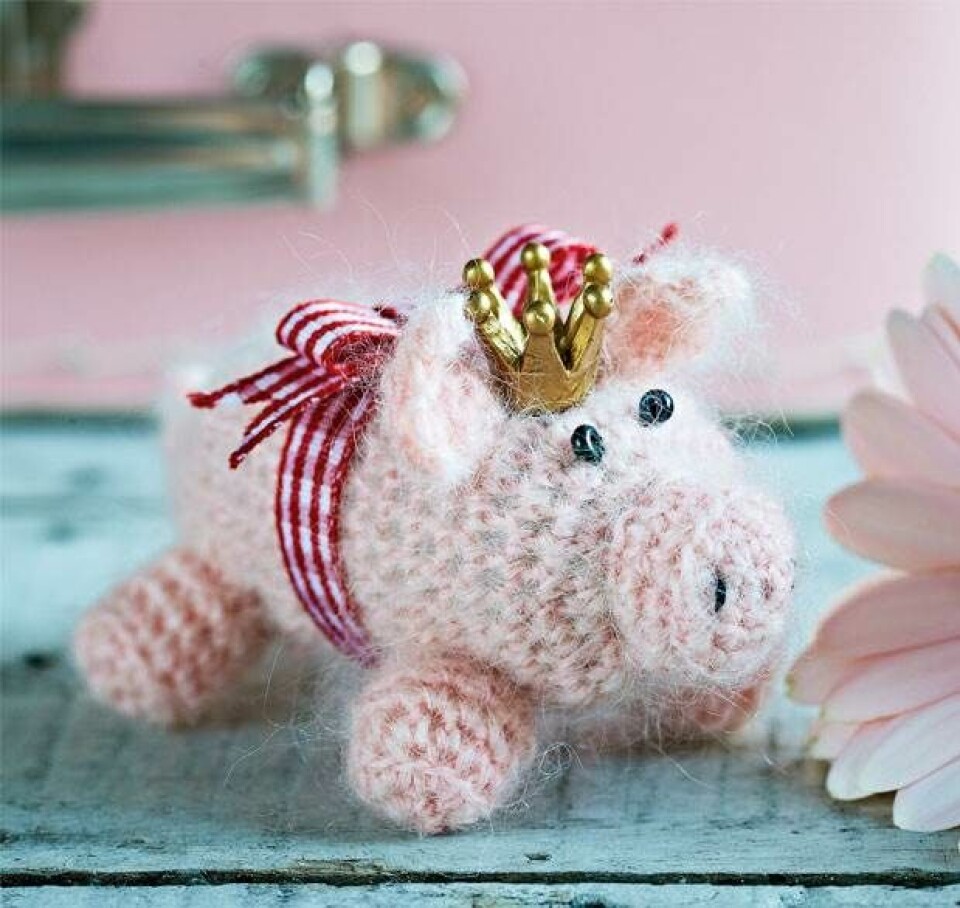 Grisen grynte hæklet