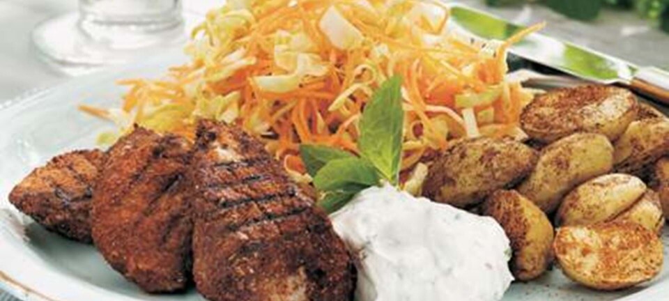 Svinemørbrad med spidskålssalat