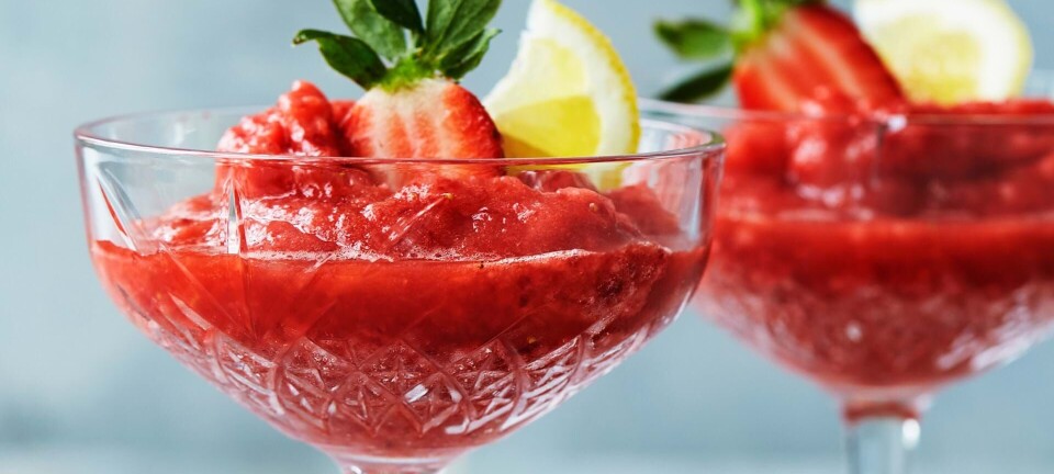 Skøn sommerdrink uden alkohol: Strawberry mule