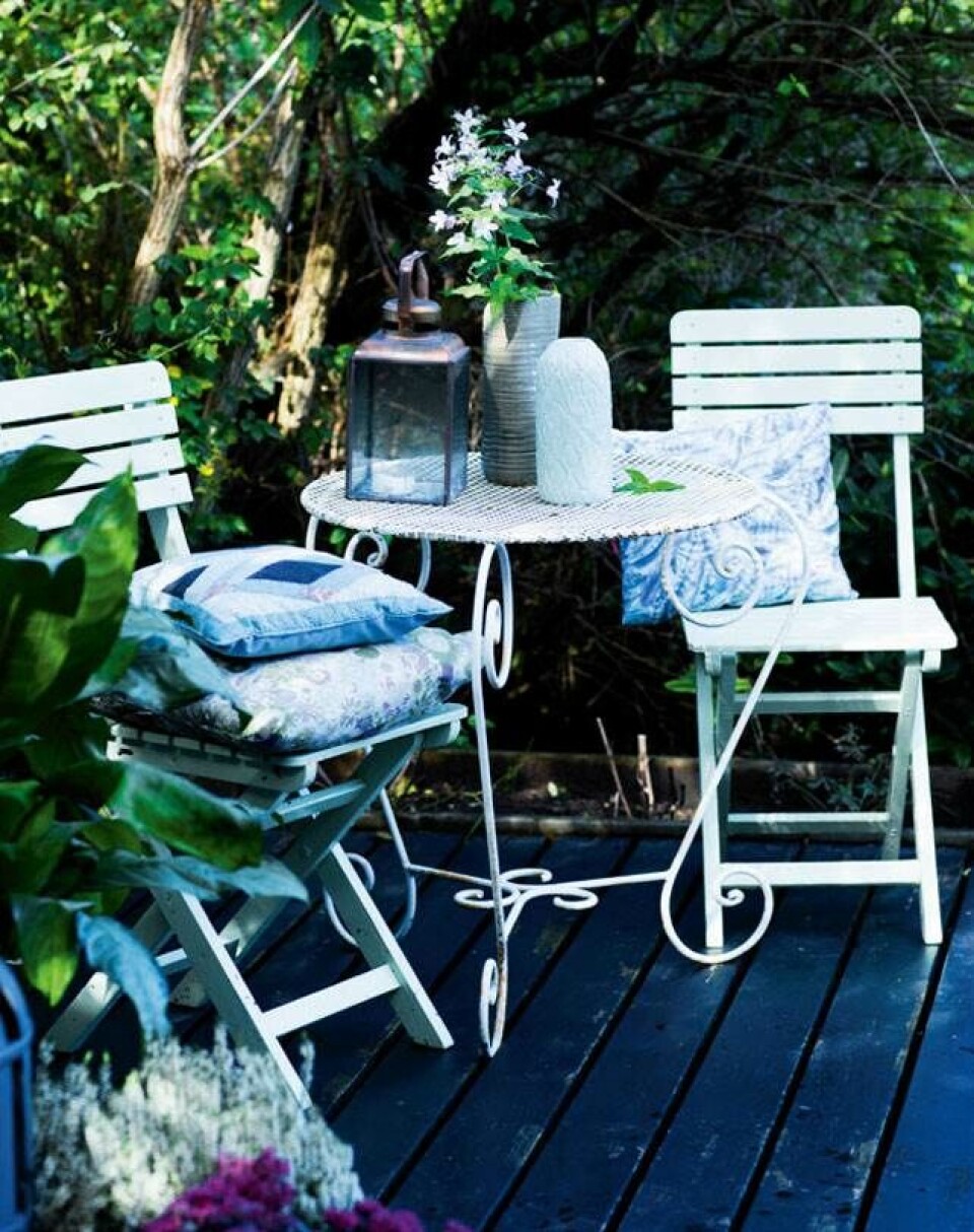 Nordisk hygge på terrassen